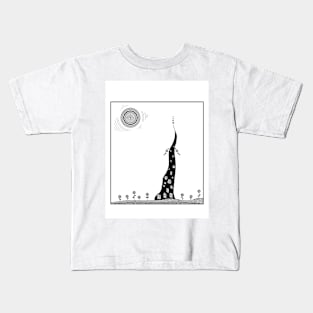 Black sun Kids T-Shirt